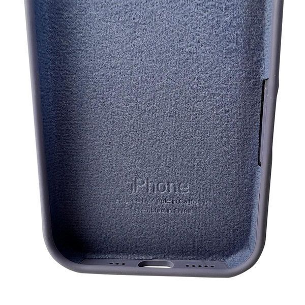 Силиконовый чехол для iPhone 16 Lavender Grey 666-01170 фото