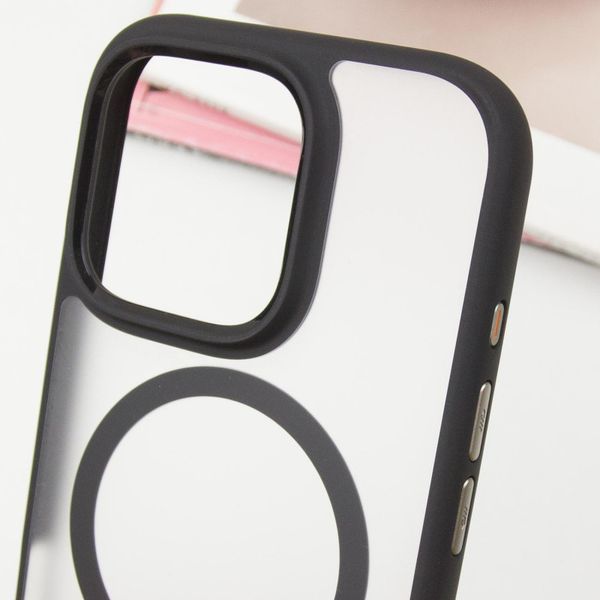 TPU+PC чохол Blueo Skin Friendly Frosted with MagSafe для Apple iPhone 16 Pro (6.3") Black 777-07925 фото
