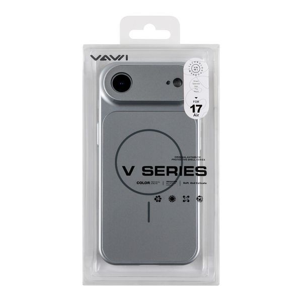 Чехол AG-Glass Lens Protection with Magsafe для iPhone 17 Air White 555-04397 фото