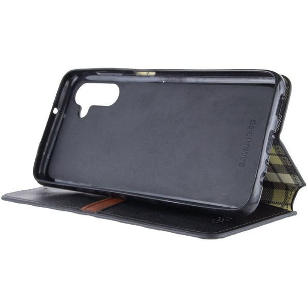 Шкіряний чохол-книжка GETMAN Cubic для Samsung Galaxy A05s Чорний 555-01766 фото