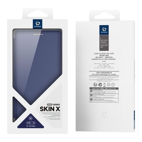 Чехол-книжка Dux Ducis Skin X Pro with MagSafe для Samsung Galaxy S25 Ultra 5G (S938) Blue 757-00531 фото