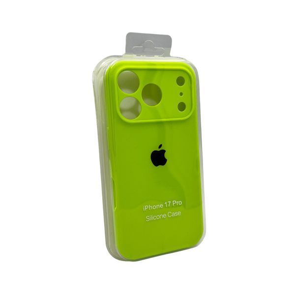 Силіконовий чохол з закритою камерою для iPhone 17 Pro Max / 18 Pro Max (6.9") Shiny Green 666-04315 фото