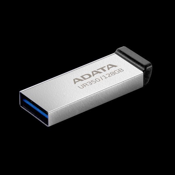 Флеш-накопитель ADATA USB 3.2 UR 350 128Gb Silver/Black UR350-128G-RSR/BK фото