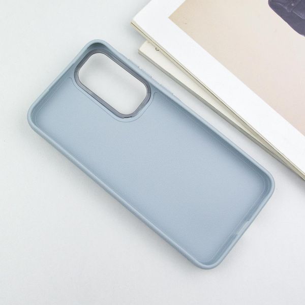 Чехол TPU Leather Toys для Samsung Galaxy A35 Labubu / Blue 555-00923 фото