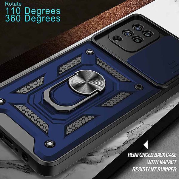 Ударостійкий чохол Camshield Serge Ring для Samsung Galaxy M33 5G Blue 777-04583 фото
