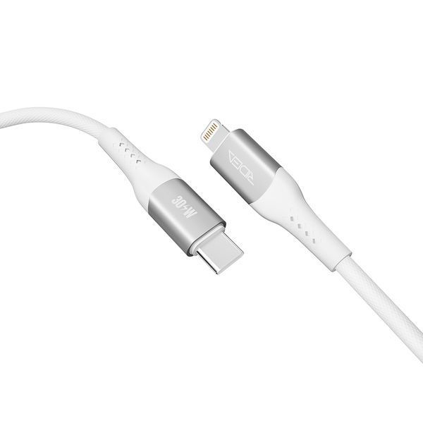Кабель Ridea RC-US42 UltraStrong Type-C to Lightning 30 W 1.2m Чорний 209-00308 фото