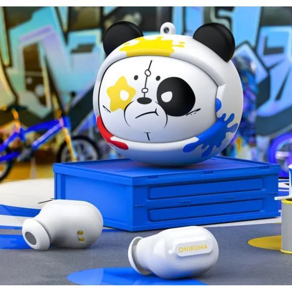 Беспроводные наушники Onikuma T20 Panda White 202-00449 фото