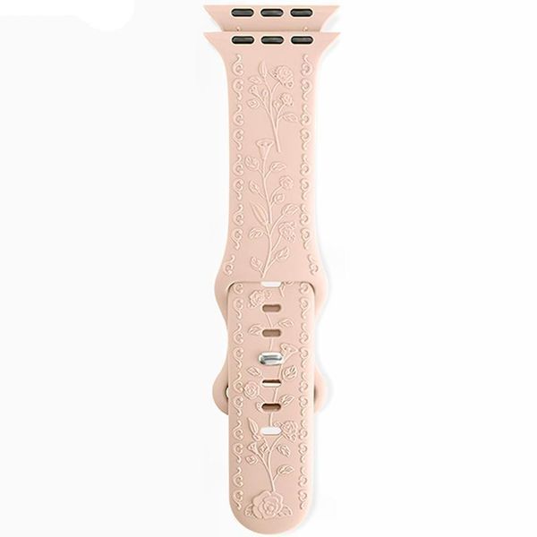 Ремінець Hoco WA30 Flexible series 3D solid color silicone strap для Apple watch 38/40/41mm Powder Sand 212-01829 фото