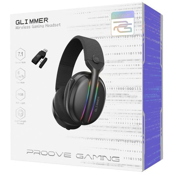 Беспроводная игровая гарнитура Proove Gaming Glimmer (APP) Black 202-00459 фото