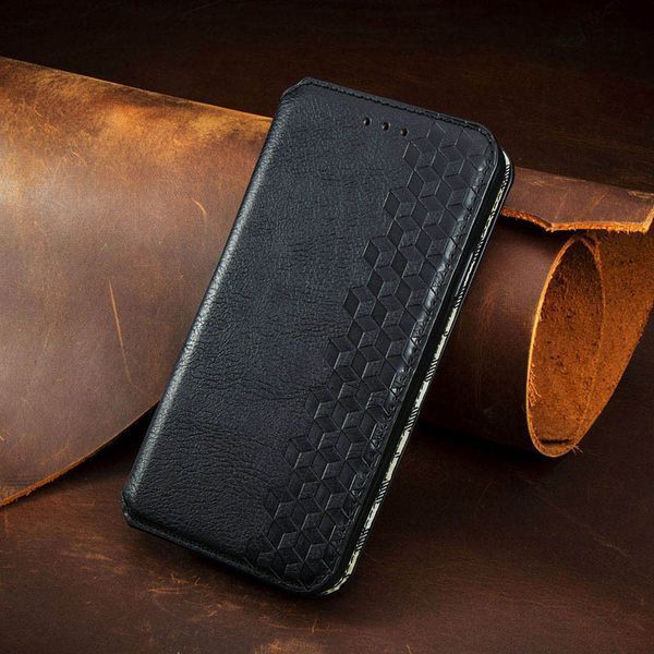 Шкіряний чохол-книжка GETMAN Cubic для Xiaomi 13 Чорний 555-01866 фото