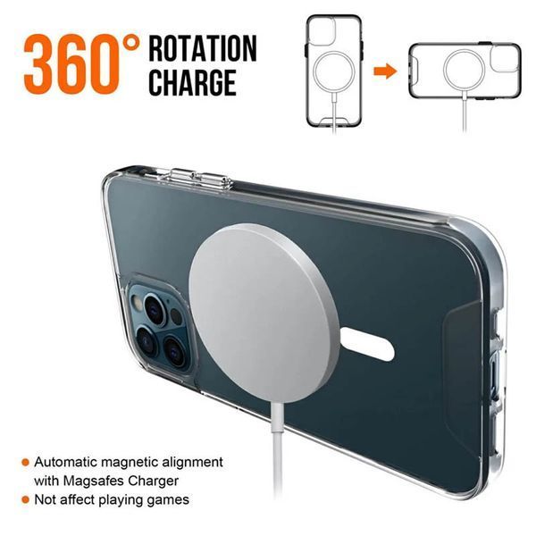Чохол TPU Space Case with Magnetic Fit для Apple iPhone 15 Pro (6.1") Прозорий ILSO-00000065799-1 фото