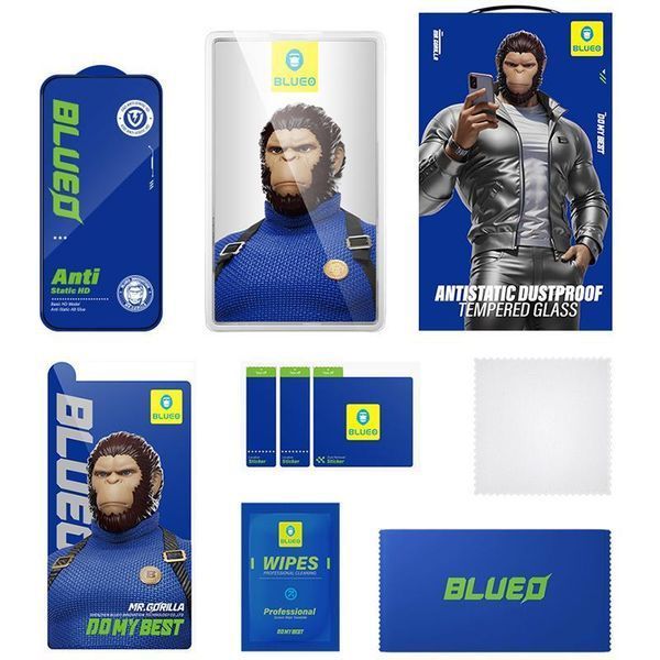 Захисне 2.5D скло Blueo Full Cover HD для Apple iPhone 15 Pro (6.1") 777-08458 фото