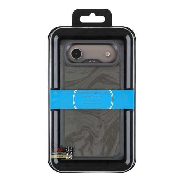 Чохол Kajsa Glamorous Collection Fluid Art with MagSafe для iPhone 17 Air Grey O-Ring 2020000507673 фото