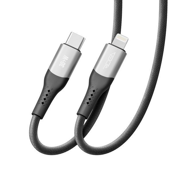 Кабель Ridea RC-US42 UltraStrong Type-C to Lightning 30 W 1.2m Чорний 209-00308 фото