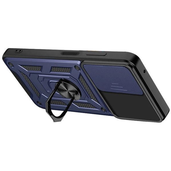 Ударостійкий чохол Camshield Serge Ring для Xiaomi Redmi Note 11 (Global) / Note 11S Blue 777-04630 фото