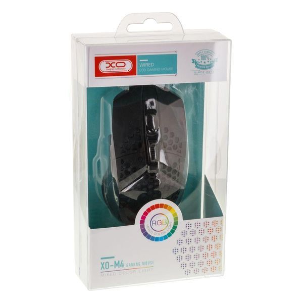 USB Мышь XO-M4 Streamer Черный 656-02713 фото