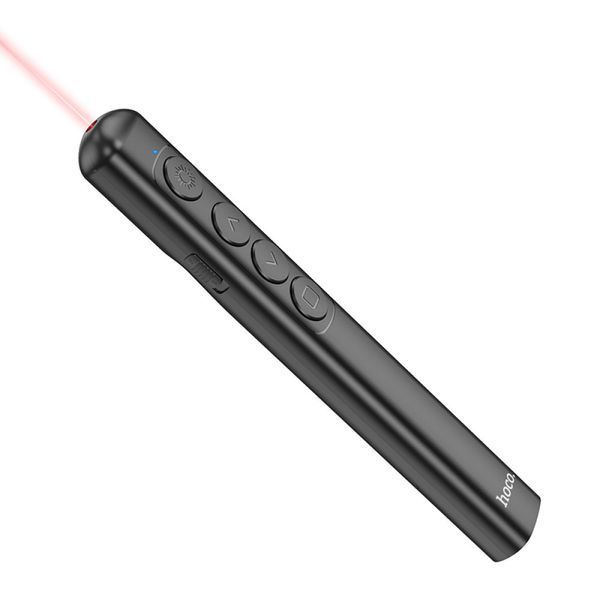 Лазерна указка HOCO GM200 Smart PPT page turning pen Black 6942007616768 фото