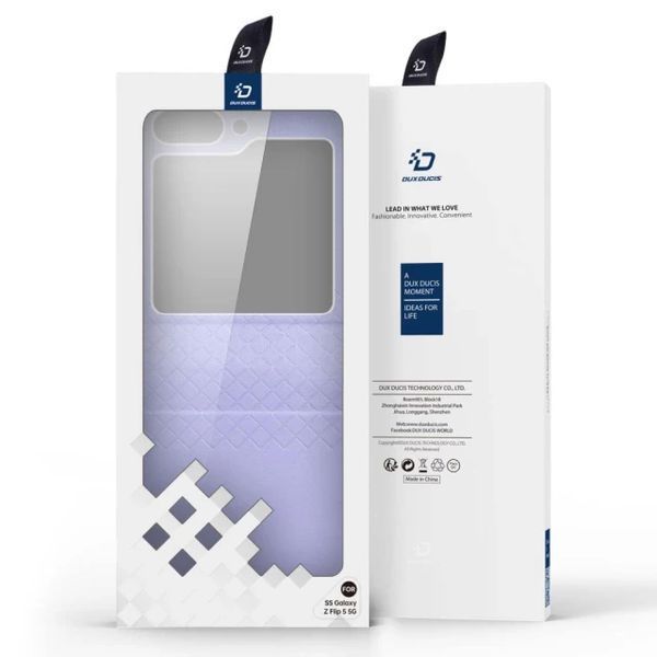 Чохол для смартфона DUX DUCIS Bril для Samsung Flip 5 Purple 666-03963 фото