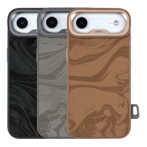Чохол Kajsa Glamorous Collection Fluid Art with MagSafe для iPhone 17 Air Grey O-Ring 2020000507673 фото