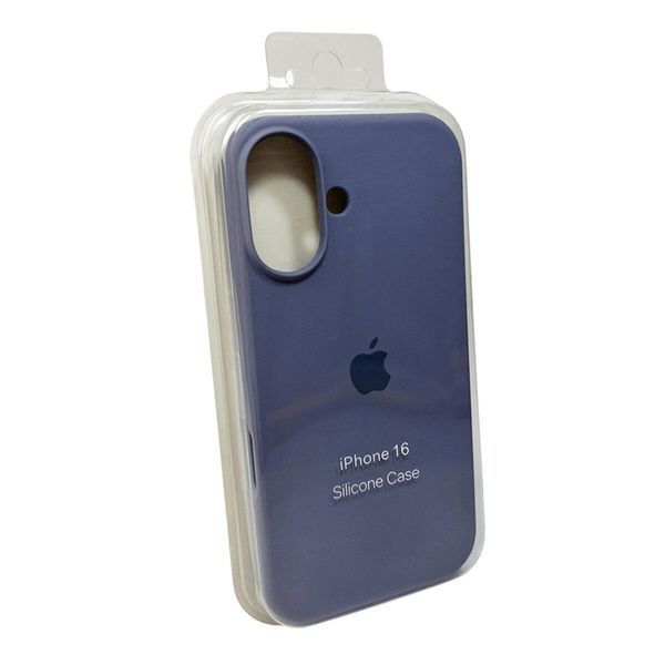Силиконовый чехол для iPhone 16 Lavender Grey 666-01170 фото