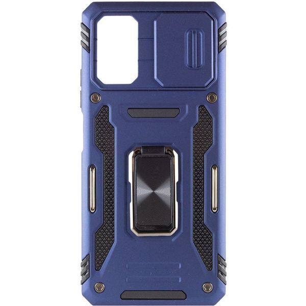 Ударостійкий чохол Camshield Army Ring для Xiaomi Poco X5 Pro 5G / Note 12 Pro 5G Navy Blue 777-05081 фото