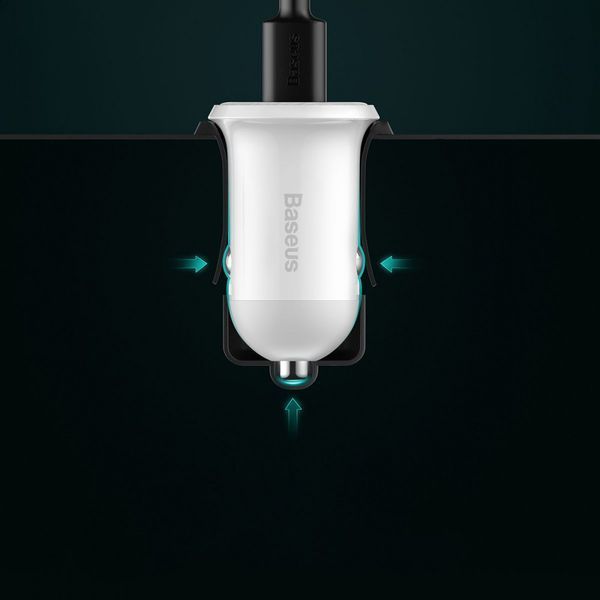 АЗУ Baseus Grain Pro 4.8A 2USB White CCALLP-02 фото