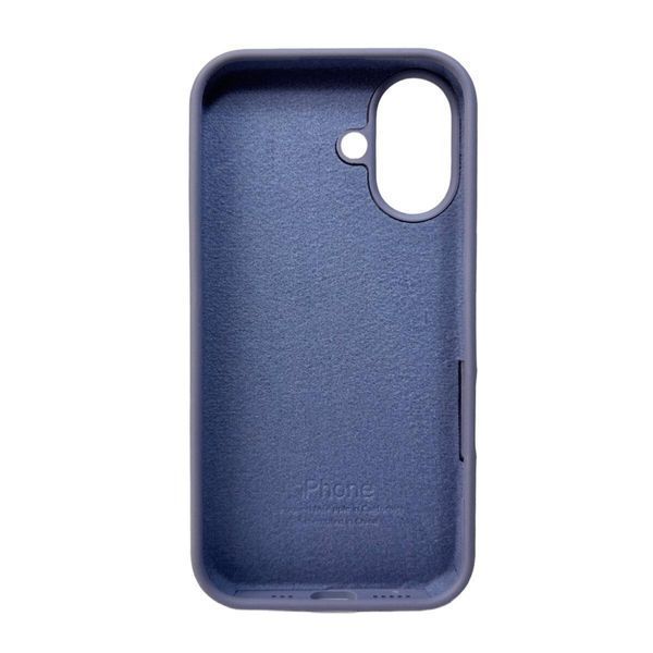 Силиконовый чехол для iPhone 16 Lavender Grey 666-01170 фото