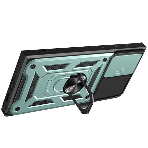 Ударостійкий чохол Camshield Serge Ring для Samsung Galaxy S25 Ultra Green 777-04312 фото