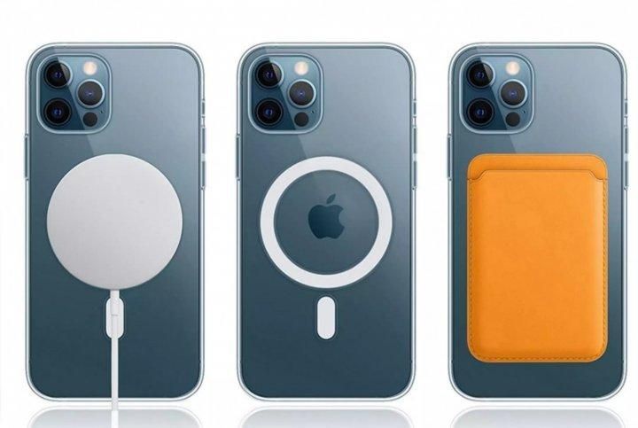 Прозрачный чехол Clear Case with MagSafe для iPhone 12 Pro Max 214-00075 фото