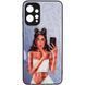 TPU+PC чехол Prisma Ladies для Xiaomi Redmi 12 Black in White 777-07396 фото 2