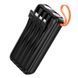 Внешний аккумулятор Hoco J151A Spirit dual lighting four-cable power bank (20000mAh) Black 656-05409 фото 3