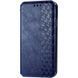 Кожаный чехол-книжка GETMAN Cubic для Xiaomi Redmi Note 9s / Note 9 Pro / Note 9 Pro Max Синий 555-01970 фото 1