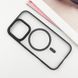 TPU+PC чохол Blueo Skin Friendly Frosted with MagSafe для Apple iPhone 16 Pro (6.3") Black 777-07925 фото 2