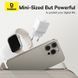 Мережевий зарядний пристрій Baseus Palm Fast Charger 1C 20W EU Moon White P10111602213-00 фото 10