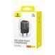 Мережевий зарядний пристрій Baseus GaN5S Fast Charger 1C 20W EU Cluster Black 656-01304 фото 2