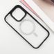 TPU+PC чохол Blueo Skin Friendly Frosted with MagSafe для Apple iPhone 16 Pro (6.3") Black 777-07925 фото 3