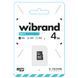 Карта памяти microSDHC Wibrand 4Gb class 4 WICDC4/4GB фото 2