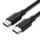 Кабель UGREEN US286 USB-C 2.0 M/M Cable 2m (Black) (UGR-10306) UGR-10306 фото 1