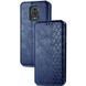 Кожаный чехол-книжка GETMAN Cubic для Xiaomi Redmi Note 9s / Note 9 Pro / Note 9 Pro Max Синий 555-01970 фото 3