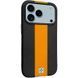 Кожаный чехол Rally with MagSafe для Apple iPhone 17 Pro Max (6.9") Black / Orange 777-08072 фото 1