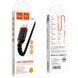 Кабель HOCO X59 USB to Micro 2.4A, 1m, nylon, TPE connectors, Black 6931474744890 фото 2