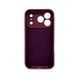 Силіконовий чохол з закритою камерою для iPhone 17 Pro Maroon 666-04265 фото 3