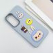 Чехол TPU Leather Toys для Samsung Galaxy A35 Labubu / Blue 555-00923 фото 3
