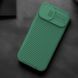 Карбоновая накладка Nillkin CamShield Pro для Apple iPhone 15 (6.1") Deep Green 777-08128 фото 6