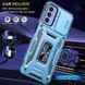 Ударостійкий чохол Camshield Army Ring для Samsung Galaxy A05s Light Blue 777-05031 фото 2