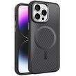 Чехол TPU+PC Carbon Mirage with MagSafe для Apple iPhone 15 Pro Max Black 214-03380 фото