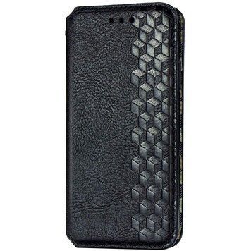 Шкіряний чохол-книжка GETMAN Cubic для Xiaomi Redmi Note 9s / Note 9 Pro / Note 9 Pro Max Чорний 555-01971 фото