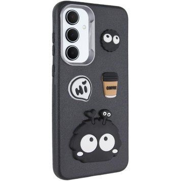 Чехол TPU Leather Toys для Samsung Galaxy A35 Monster / Black 555-00924 фото