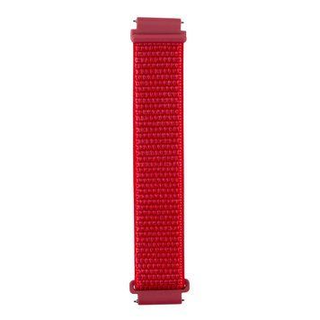 Ремінець Универс 22mm Nylon для Samsung/Amazfit/Huawei Red 212-02762 фото