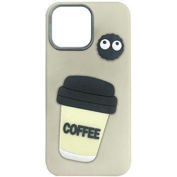 Чехол TPU Leather Toys для iPhone 16e\17e (6.1") Coffee / Sand 555-00774 фото
